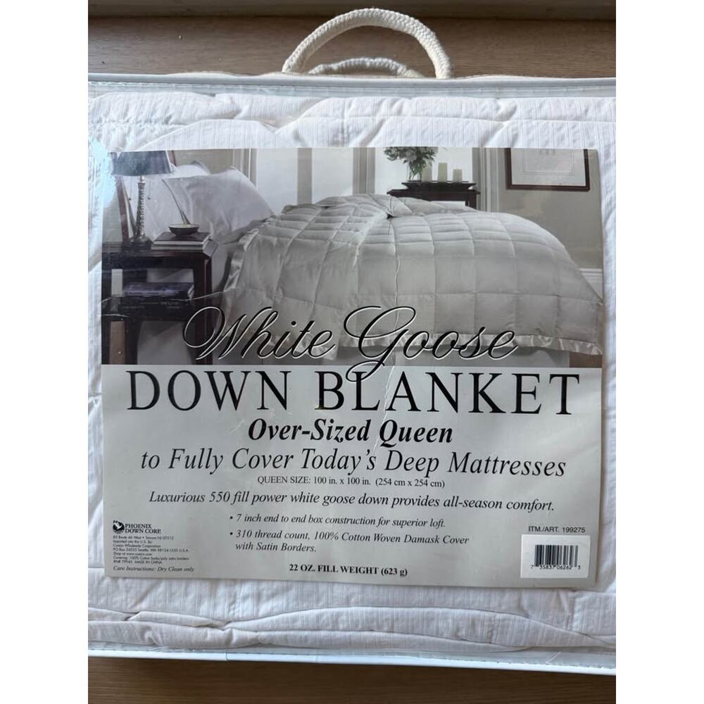 Oversized Queen Down Comforter BRAND NEW